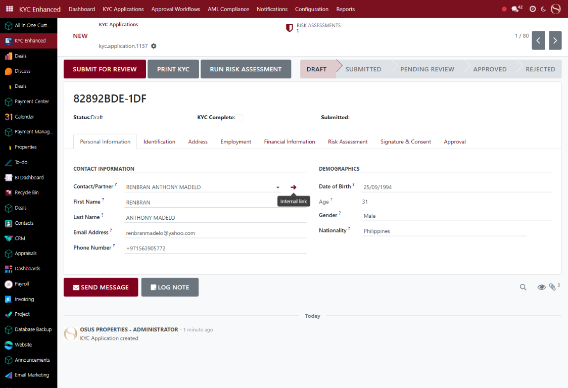 KYC screenshot